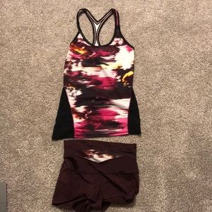 2 piece lululemon athletic set